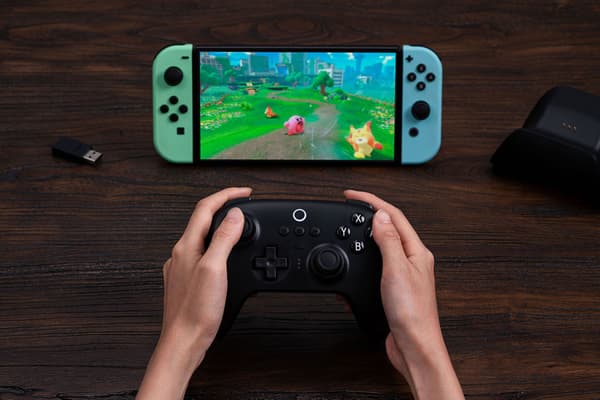 8BitDo Ultimate Bluetooth-kontroller, svart, Switch / PC