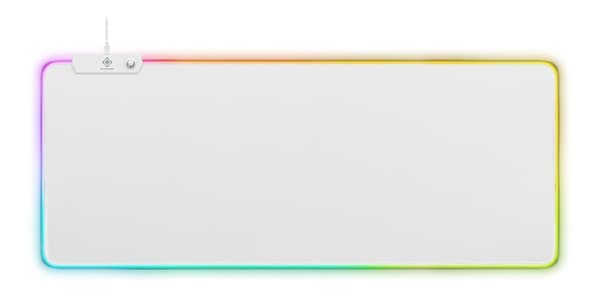 WHITE LINE WMP90 RGB musematte, 900x360x4mm, 13 LED-moduser, hvit