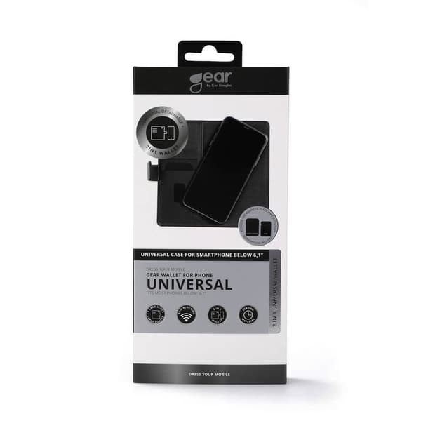 Gear Lompakko Liima/Magneetti Musta - Universal