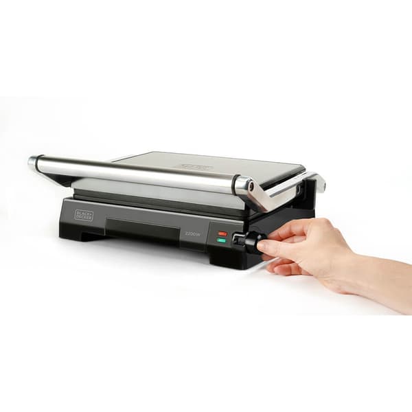 BLACK+DECKER Bordsgrill Temp Control 2200W Brushed