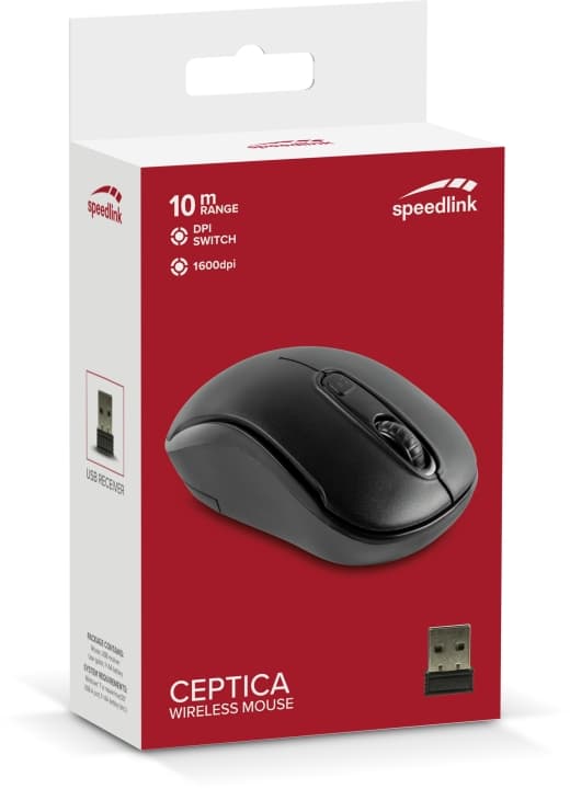 Speedlink CEPTICA Hiiri - Langaton, musta