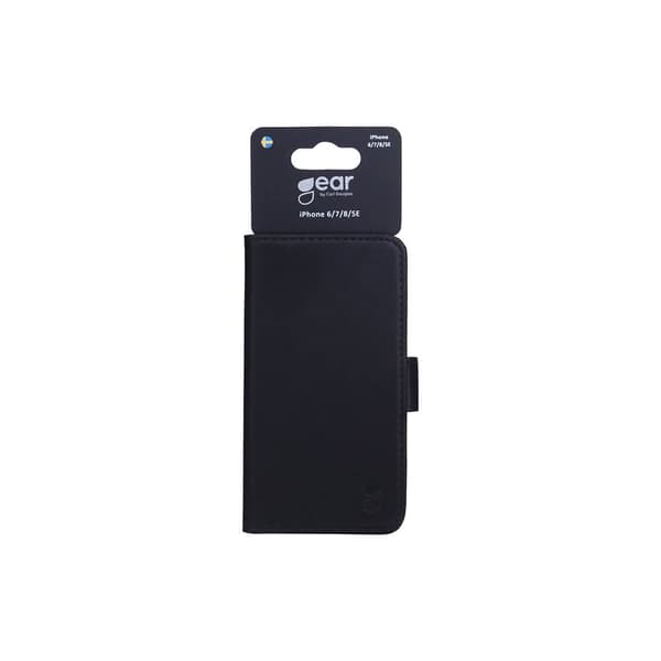 Gear Lompakko Musta - iPhone 6/7/8/SE