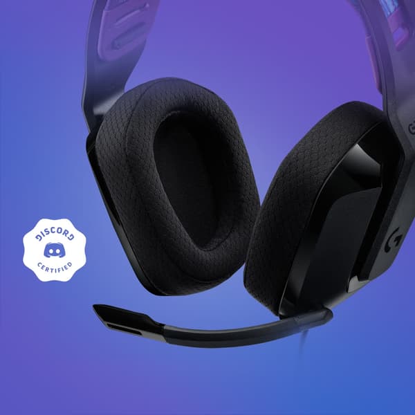 Logitech G335 kablet spillhodesett, svart