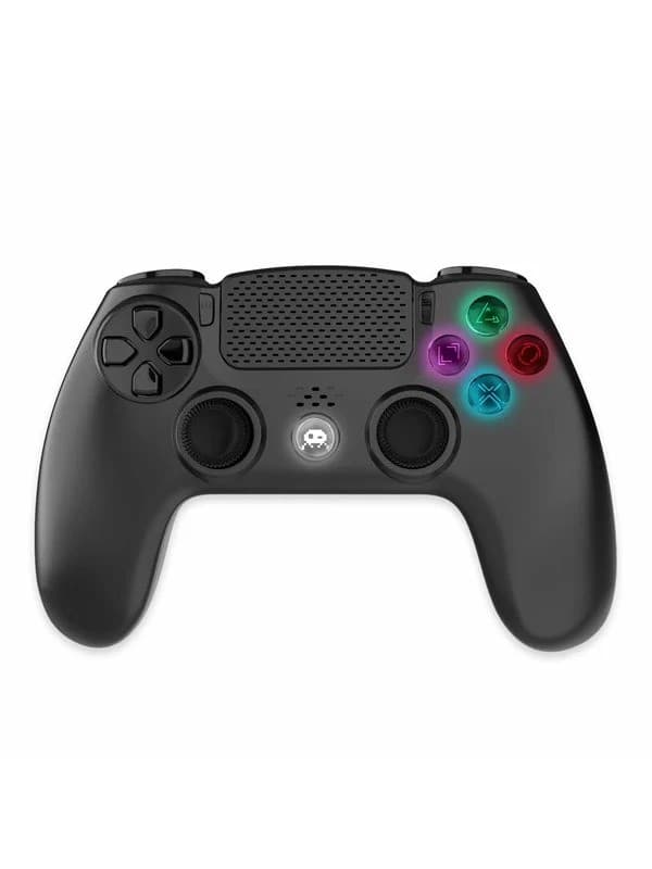 Trade Invaders Trådløs controller til PS4 med 3,5 mm jackstik - LED - Sort - PACKAGE-FREE