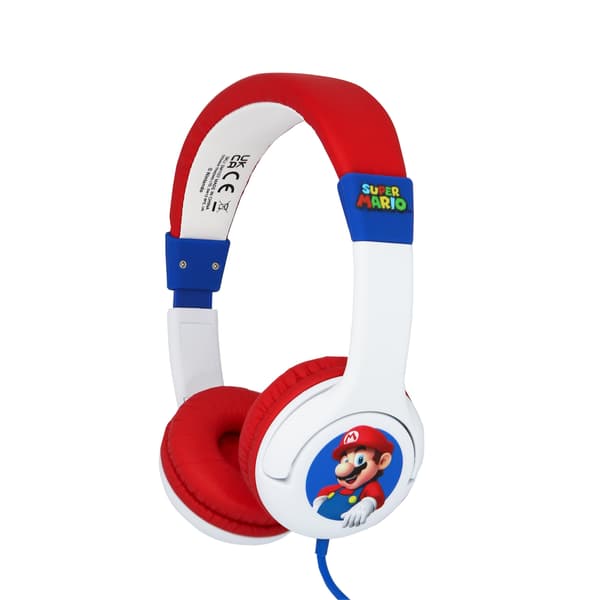OTL Junior hörlurar - Super Mario Vit