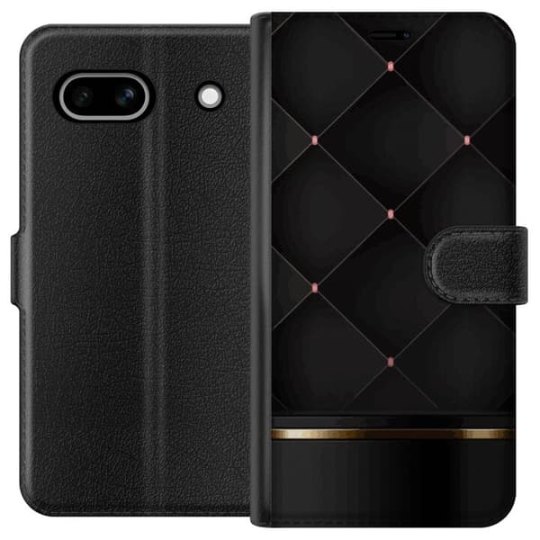 Lompakkokotelo Google Pixel 7a-laitteelle, jossa on Ylellinen linja kuvio