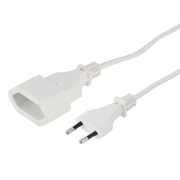 HAMA Extension Cable Euro Plug White 3.0m
