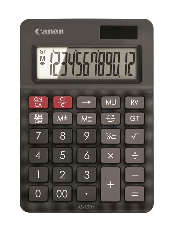 Canon AS-120II DBL skrivebordskalkulator