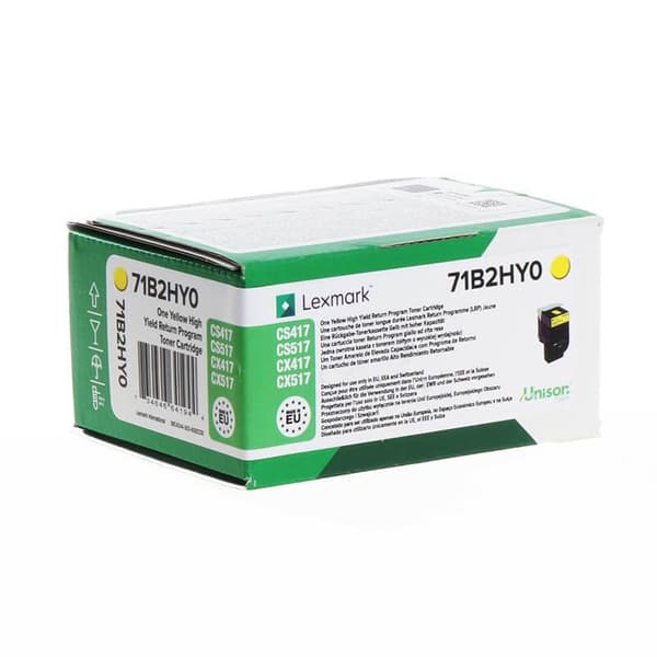 Lexmark Toner 71B2HY0 Keltainen High Yield Return