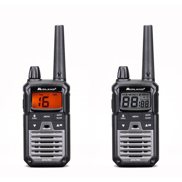 MIDLAND Radiopuhelin XT70 Pro Duo Musta/Harmaa