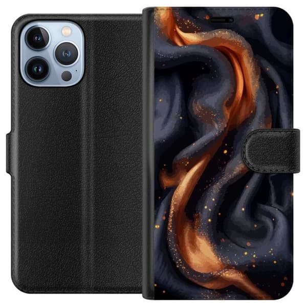 Plånboksfodral till Apple iPhone 13 Pro Max med Eldigt silke motiv