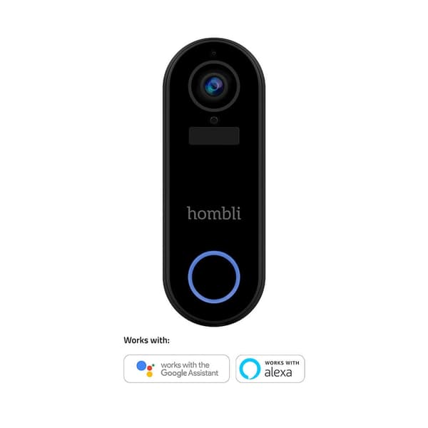Hombli Smart Dørklokke Sett Svart