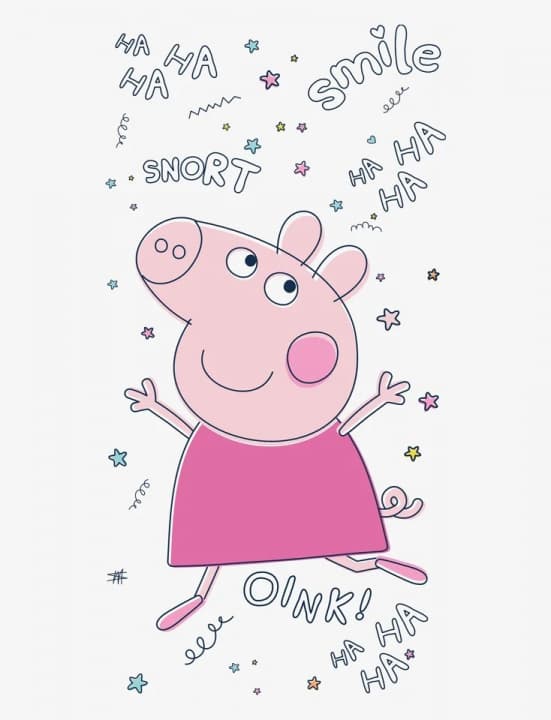BrandMac Pyyhe – 70 x 140 cm – Peppa Pig (113502)