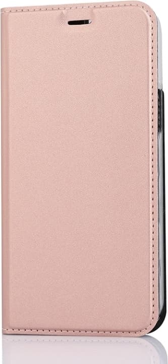 Wave BookCase iPhone 12 Pro / iPhone 12-etui, rosaguld