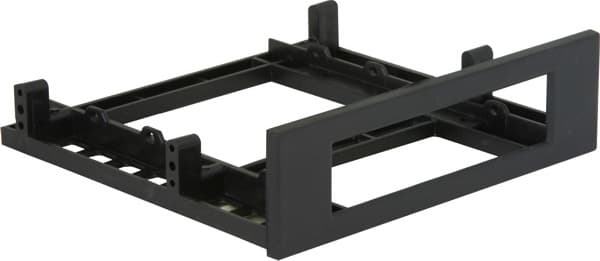 DeLOCK Monteringsramme til 3.5" floppy i en 5.25"-plads, plast, sort