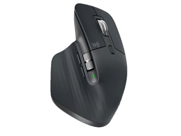 Logitech MX Master 3S - Hiiri - Langaton - Bluetooth, 2,4 GHz, grafiitti