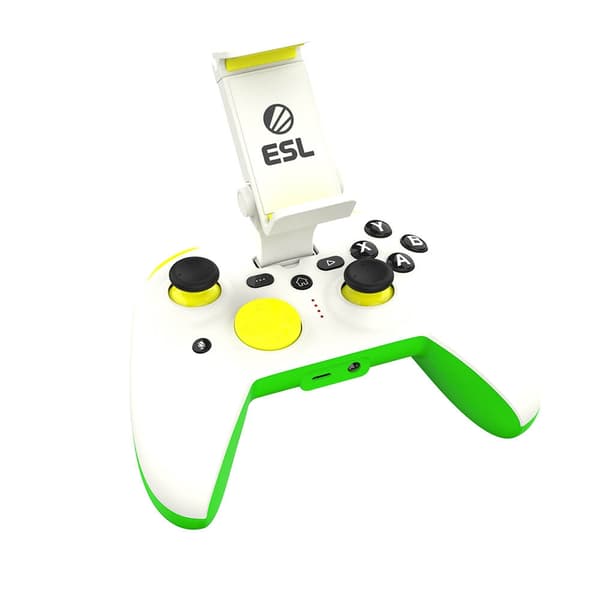 RIOTPWR Android ESL Pro Cloud Gaming Controller White/Green