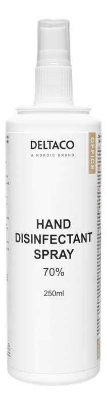 DELTACO Office Hånddesinfeksjonsmiddel flytende, 250 ml