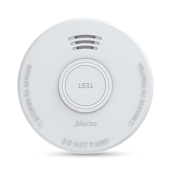 Alecto Røgalarm med 1 års batteri 2-pak