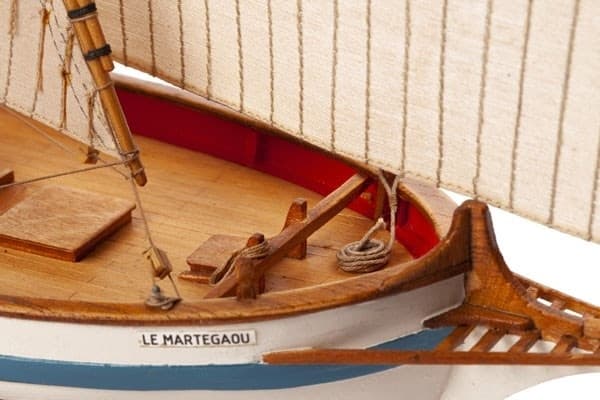 1:80 LE MARTEGAOU - Skrog i tre