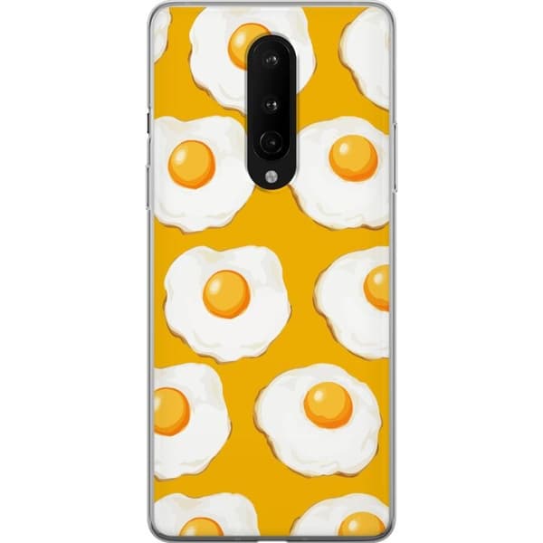 Mobilcover til OnePlus 8 med Stegt æg motiv