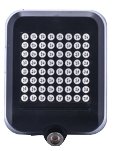 Smart automatisk sykkelbaklys med lasersensor og 64 stk LED