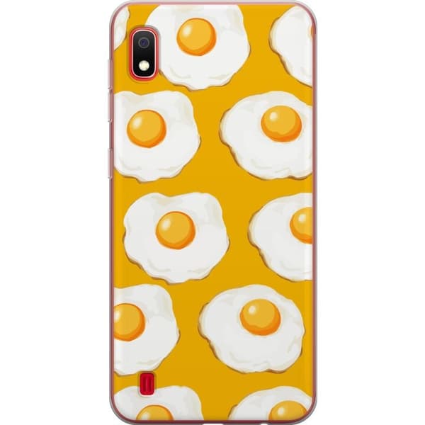 Mobildeksel til Samsung Galaxy A10 med Stekt egg motiv
