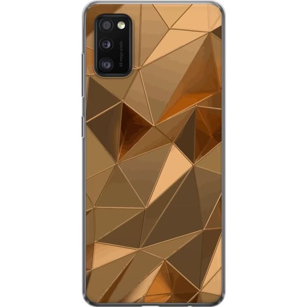 Mobildeksel til Samsung Galaxy A41 med 3D Gull motiv