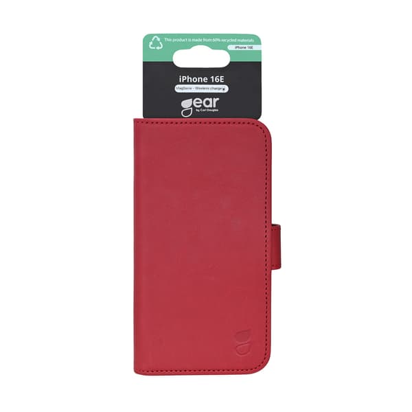Gear Wallet Classic 3 Kort Dybrød - iPhone 16e/17e