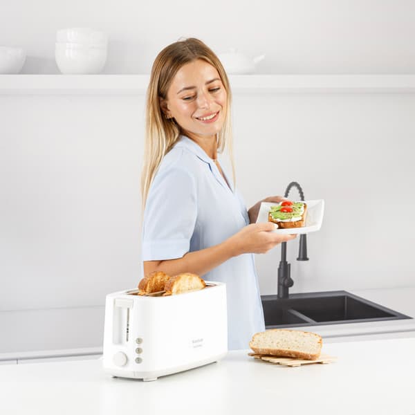 Taurus Leivänpaahdin Toastissimo Pitkä Aukko Valkoinen