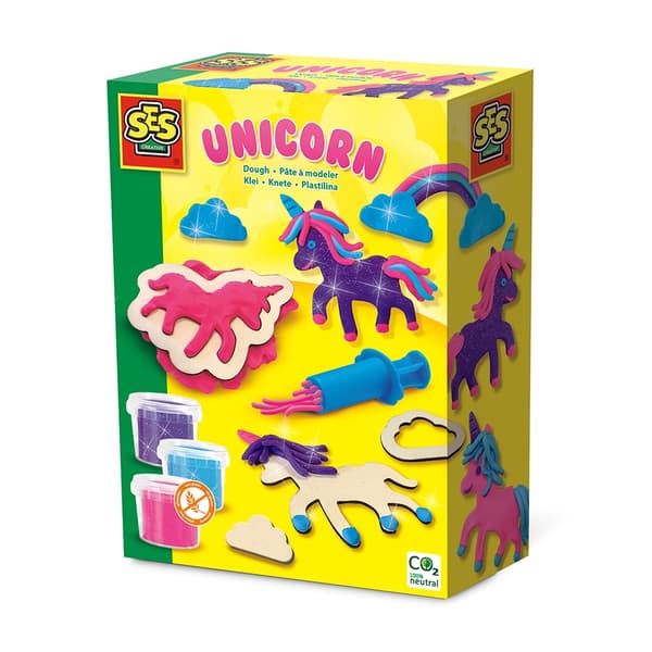 SES Creative Dough - Enhörning Neon Glitter - (S00410)