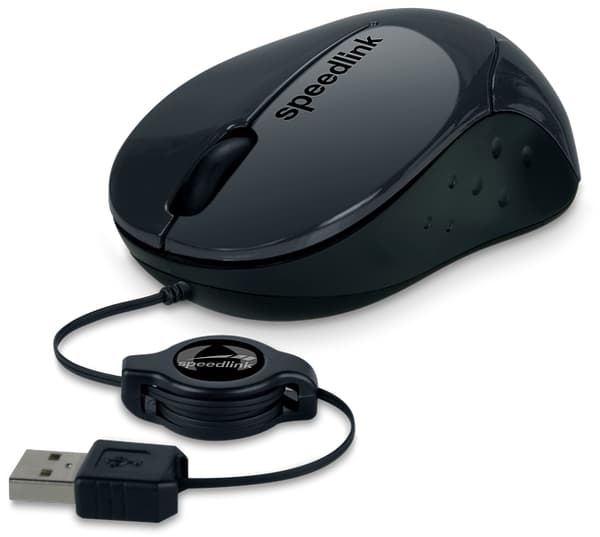 Speedlink BEENIE Mobiilihiiri - langallinen USB, musta