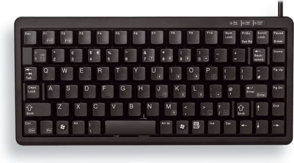 CHERRY - kompakt minitastatur, USB, svensk, sort