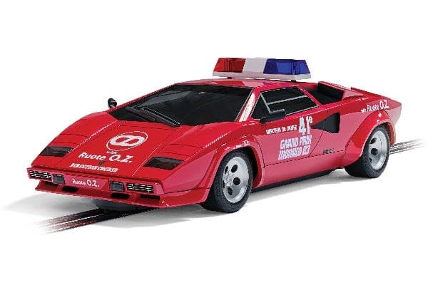 Scalextric Lamborghini Countach, sikkerhetsbil i Monaco GP 1983