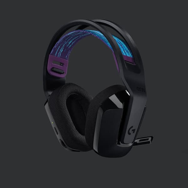 Logitech G535 LIGHTSPEED trådløst gaming-hodesett, svart