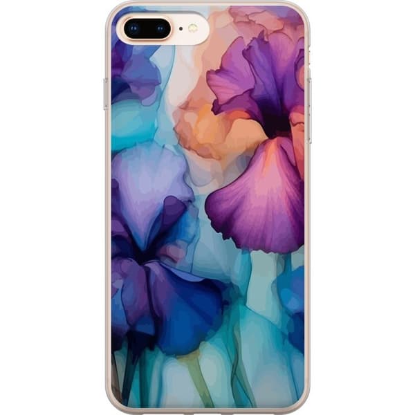 Mobilskal till Apple iPhone 7 Plus med Magiska blommor motiv