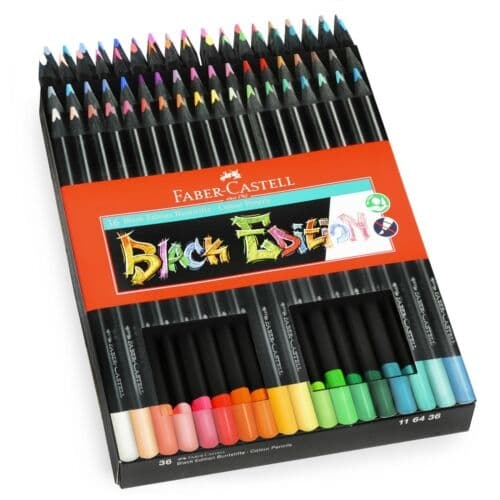 Faber-Castell Sort udgave af farveblyanter 36x