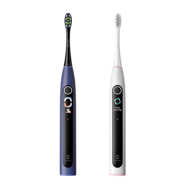 Oclean Elektrisk Tandborste X Lite S Duo Set Mörkblå+Grå