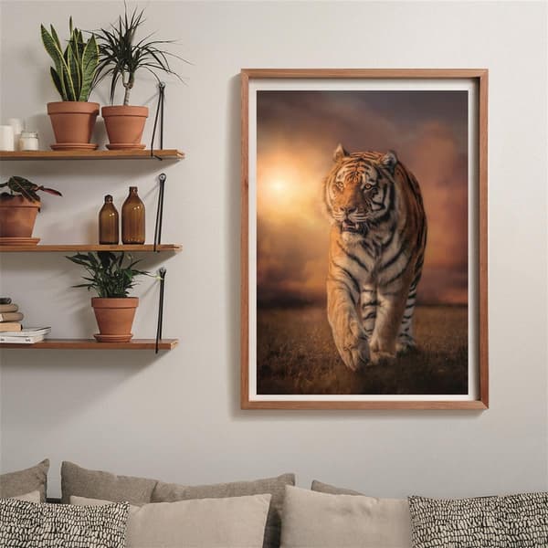 Clementoni 1000 stk CB Collection Tiger af høj kvalitet