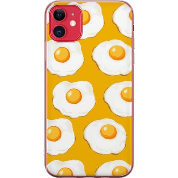 Mobildeksel til Apple iPhone 11 med Stekt egg motiv
