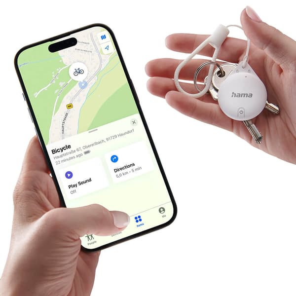 Hama Tracker til Apple "Find My"-App Bluetooth 1 stk. Hvid