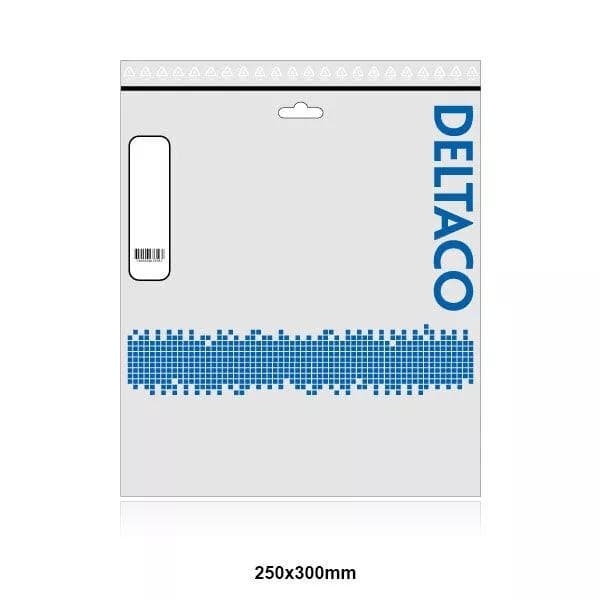 DELTACO U/UTP Cat6a patchkabel, 2 m, 500 MHz, LSZH, svart