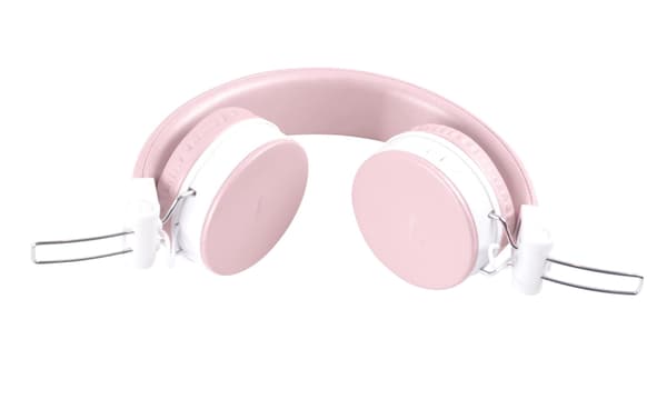 STREETZ Vikbart on-ear BT headset, 3.5 mm, rosa