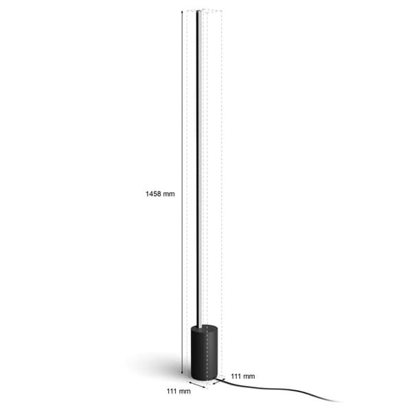 Philips Hue Gradient Signe Gulvlampe Wh/Colour Black