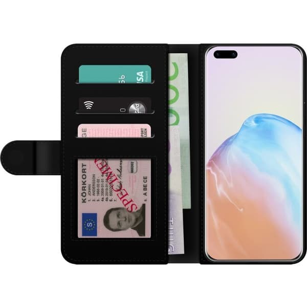 Plånboksfodral till Huawei P40 Pro med Eldigt silke motiv
