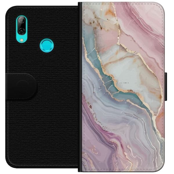 Tegnebogsetui til Huawei P smart 2019 med Marmor motiv