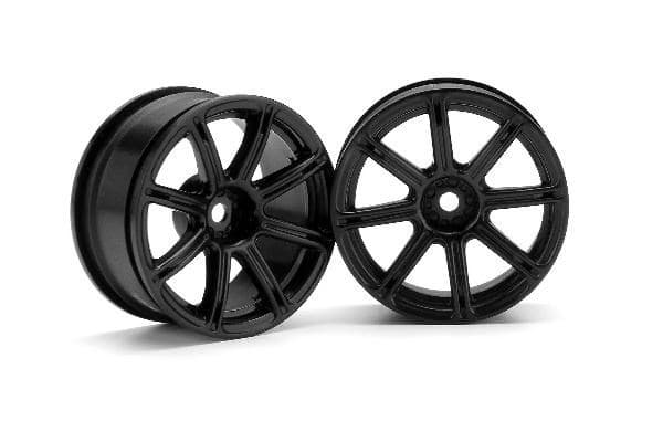 HPI Work Emotion Xc8 Wheel 26Mm Black (3Mm Offset)