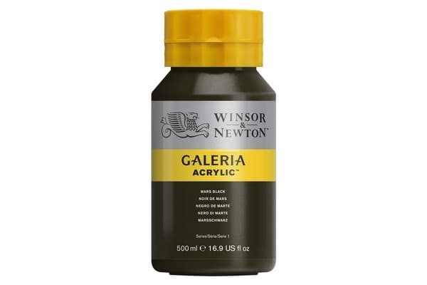 Galeria Acrylic 500Ml Mars Black 386