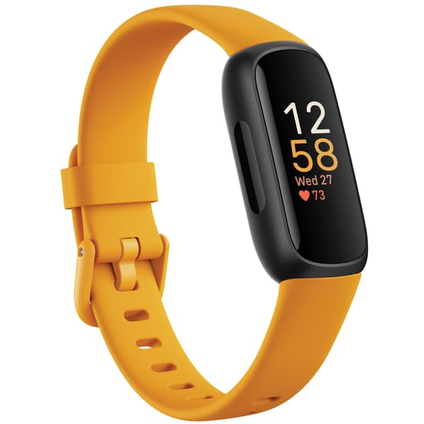 Fitbit Inspire 3, svart/morgenglød