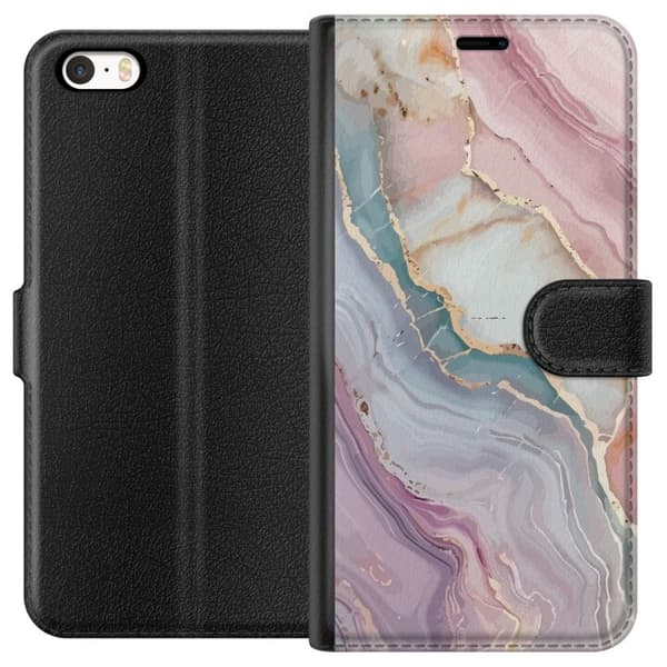 Lommeboketui til Apple iPhone 5s med Marmor motiv
